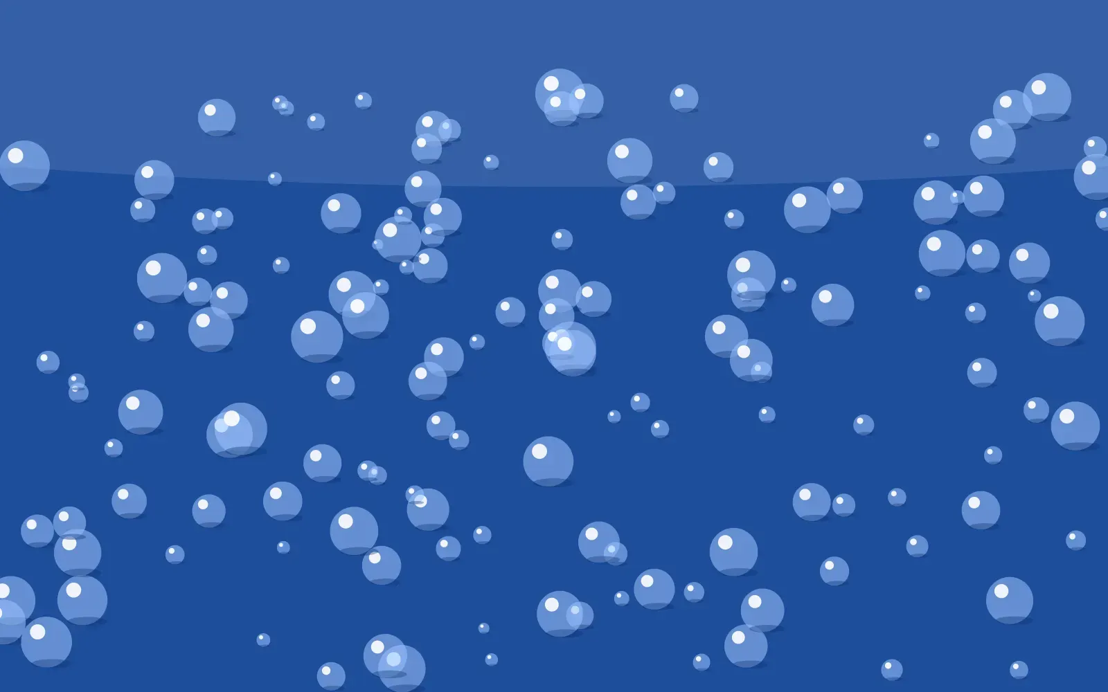 Illustration of water beading on a ceramic-coated blue car panel